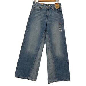 Levis '94 Baggy Wide Leg jeans 90s retro boho preppy blue Y2K sz 27